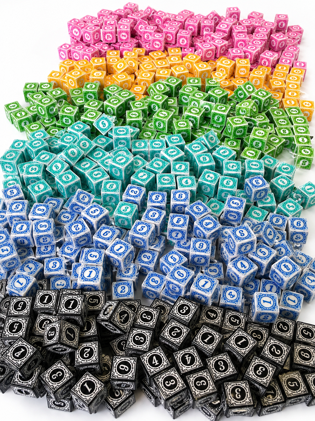 Para"Dice" Mahjong Specialty Dice Gift Ready : Black