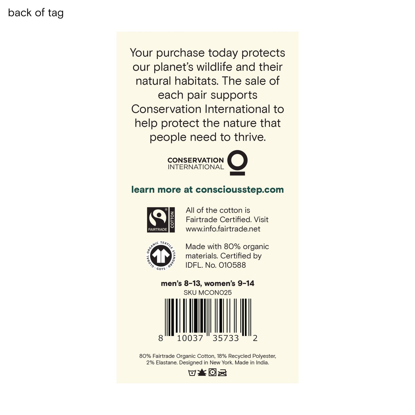Socks that Protect Elephants (Green Elephants): Small