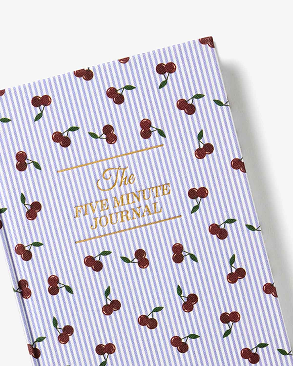 The Five Minute Journal Cherry Stripe | Exclusive Print