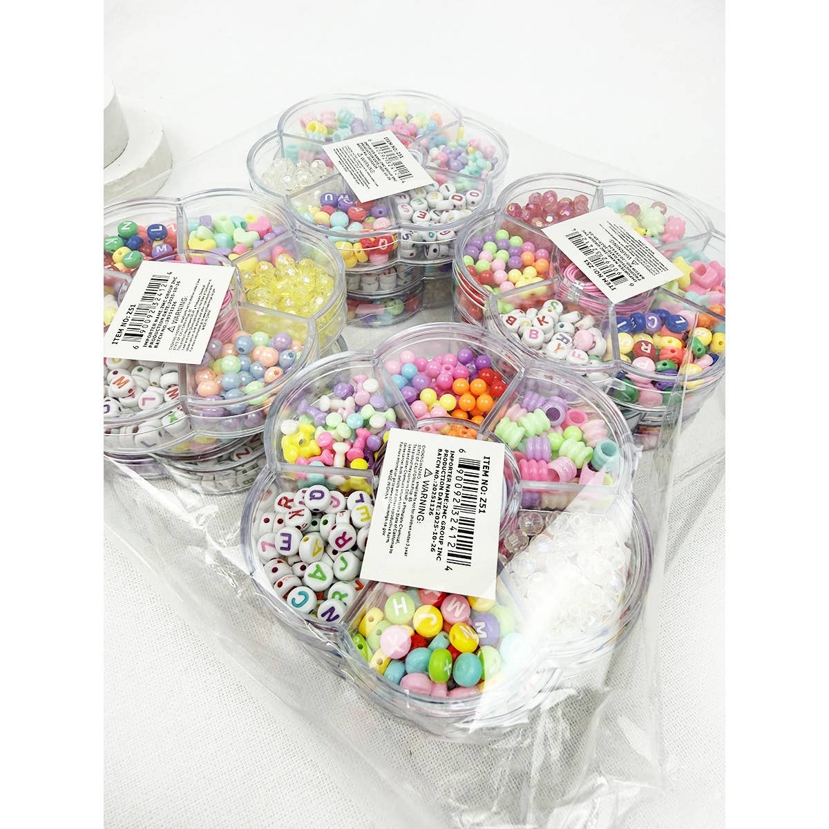 DIY Bracelet Making Beads Set: MIX COLOR / ONE(12)