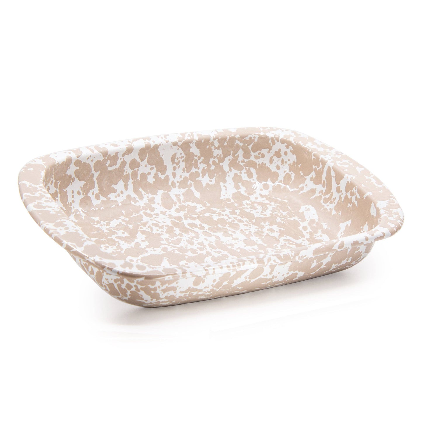 Golden Rabbit Enamelware Swirl Baking Pan: Cobalt Swirl