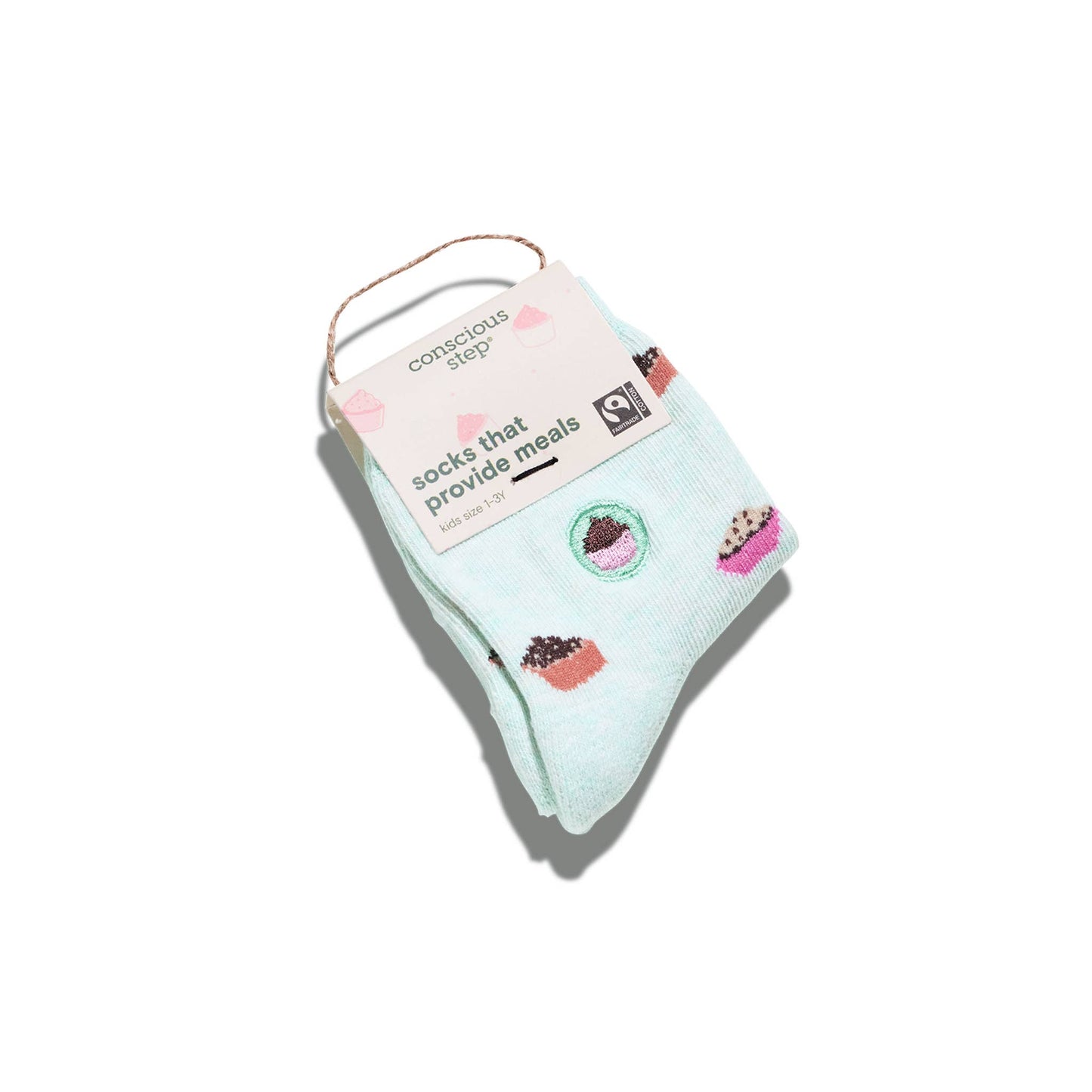 Kids Socks that Provide Meals (Blue Cupcakes): Youth