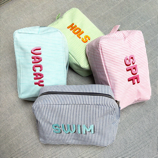Holiday Essentials Washbags: Dark blue