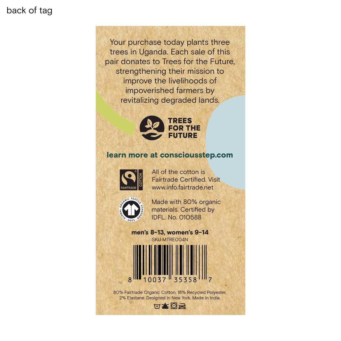 Socks that Plant Trees (Green Branches): Medium