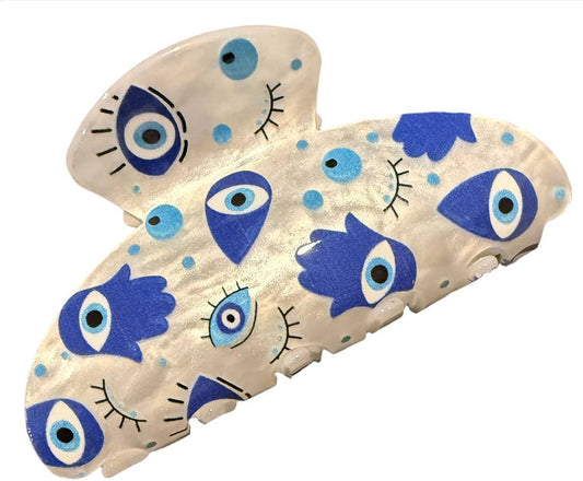 Evil eye hair clip