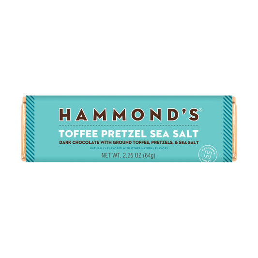 Candy Bar - Dark Chocolate - Toffee Pretzel Sea Salt -2.25oz