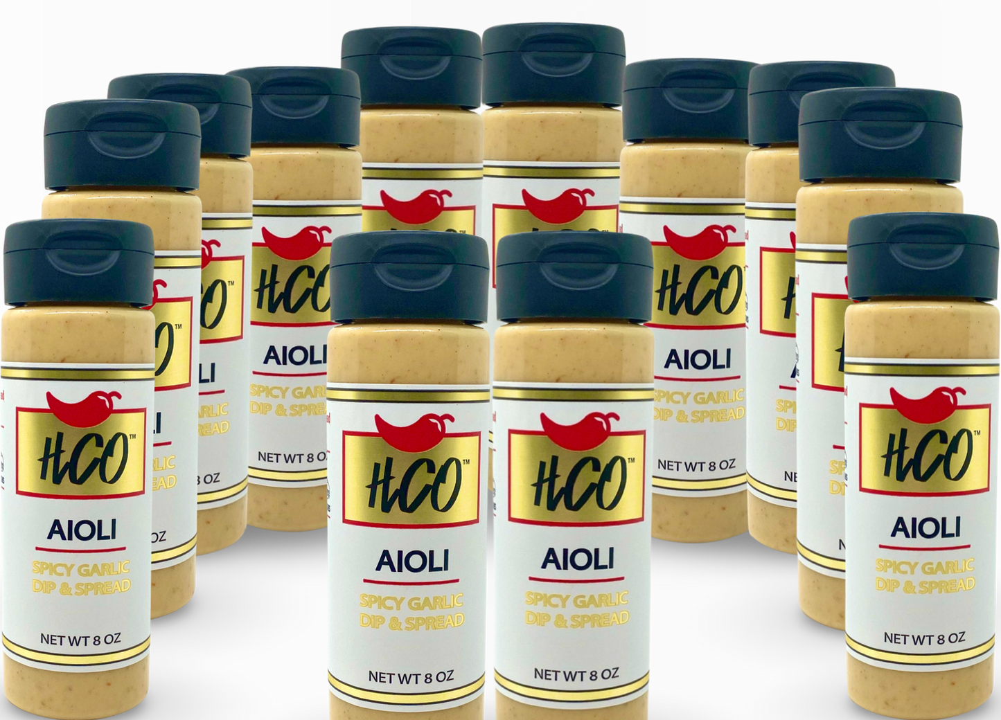 HCO Aioli (12/8oz Case) Garlic Spread and Dip