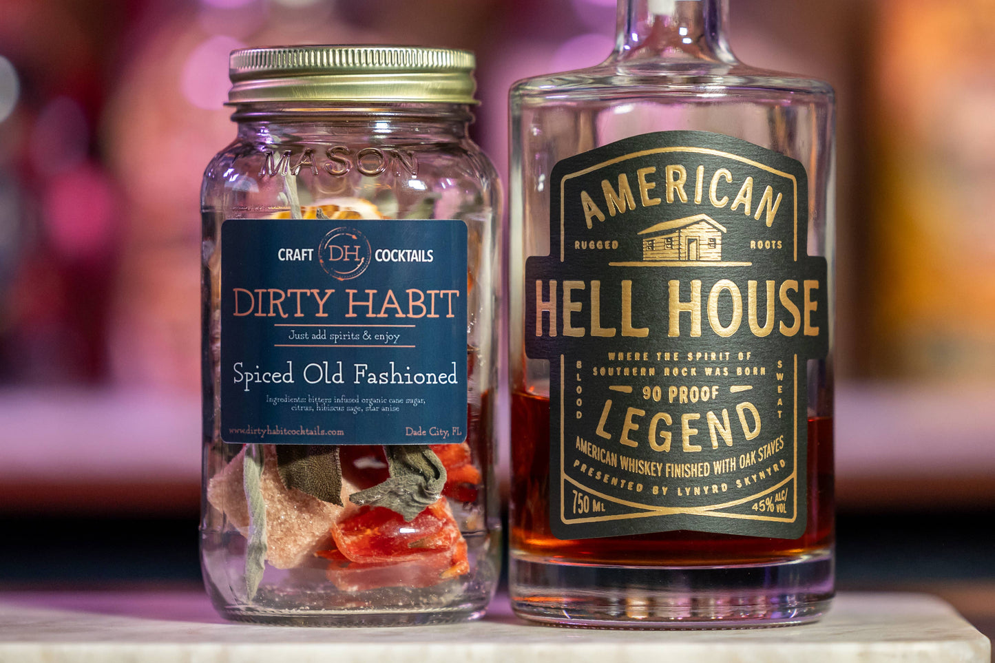 Signature Spiced Old Fashioned Dirty Habit Cocktail Mix