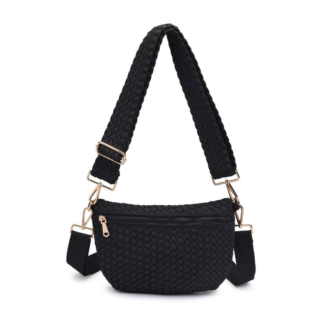 Ethereal   Woven Sustainable Crossbody: Navy