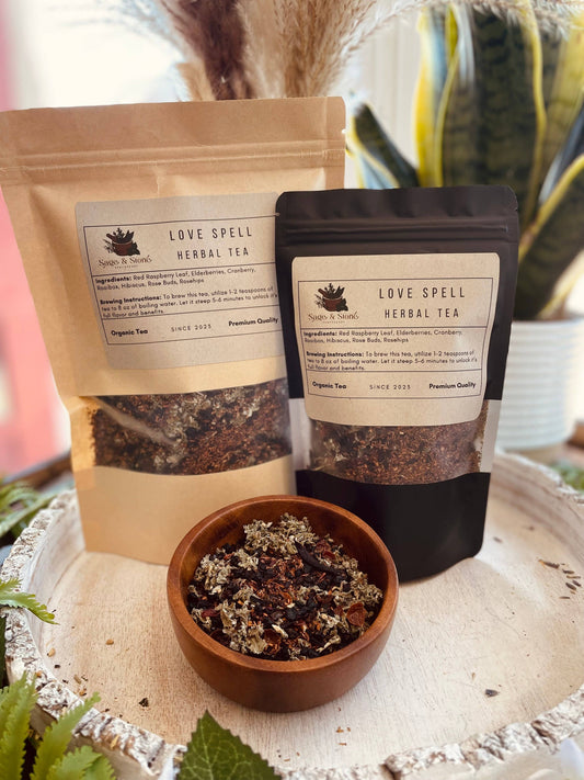 Love Spell Herbal Tea: 1.5oz