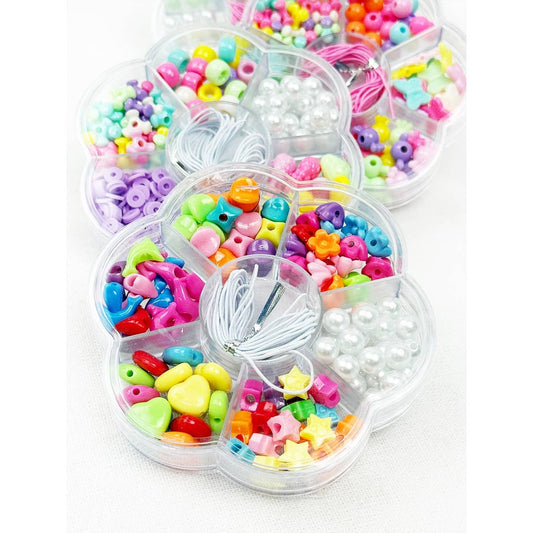 DIY Bracelet Making Pearl Color Mix Beads Set: MIX COLOR / ONE(12)