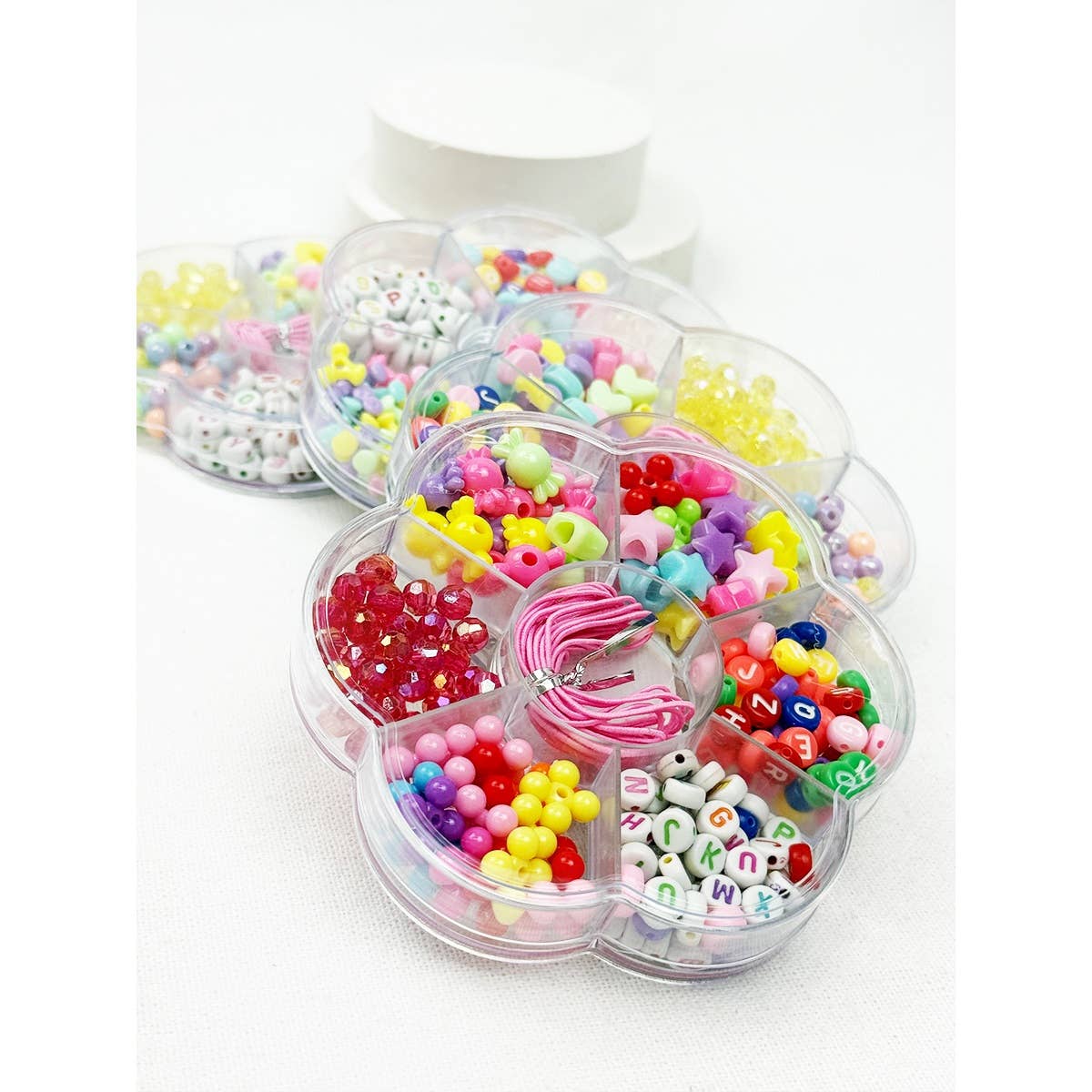 DIY Bracelet Making Beads Set: MIX COLOR / ONE(12)