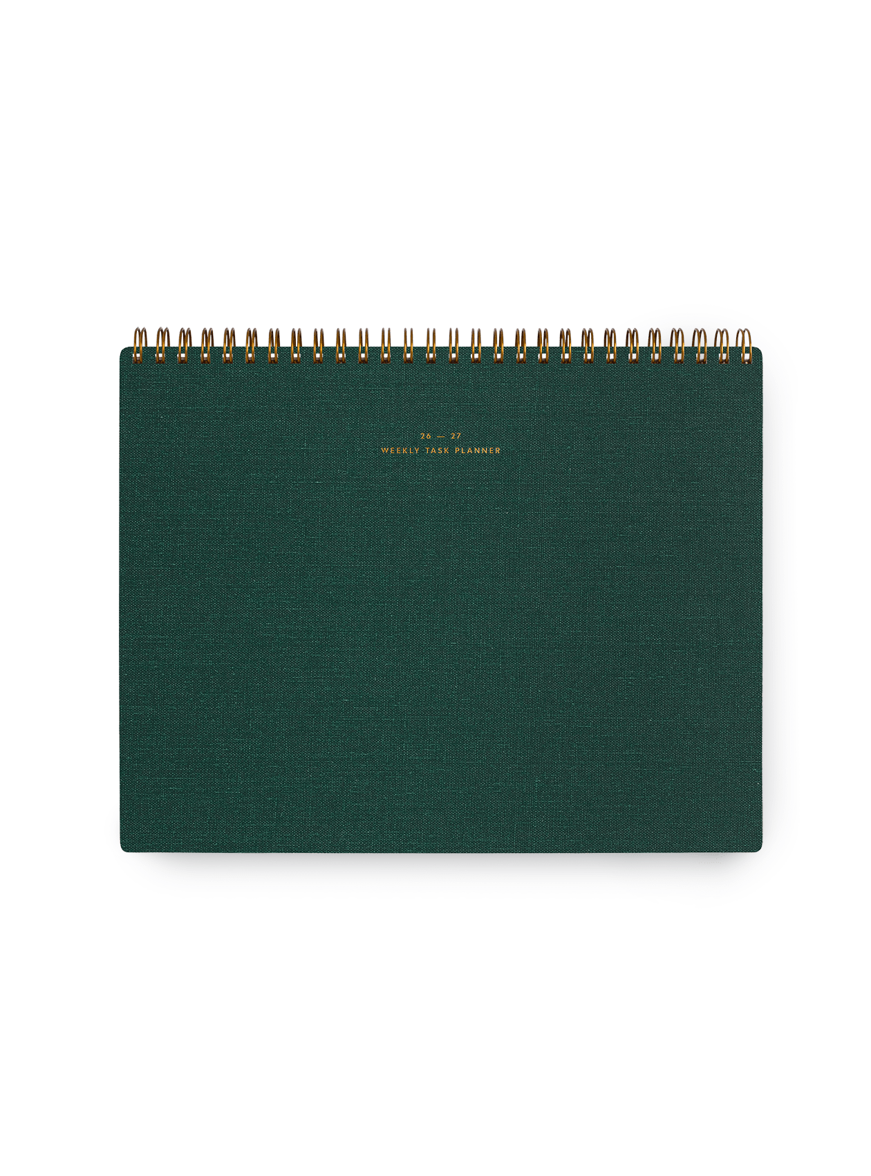 26-27 Weekly Task Planner: Charcoal Gray / None