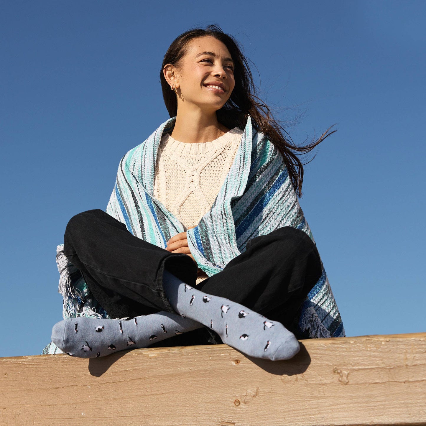 Socks that Protect Penguins (Periwinkle Penguins): Small