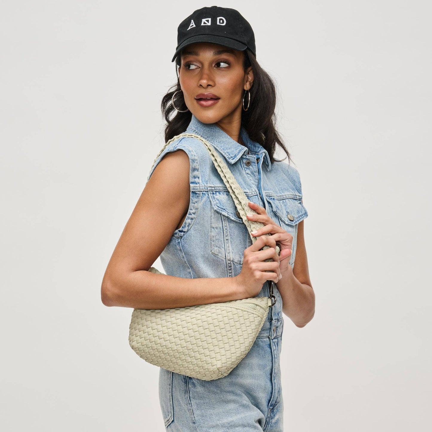 Ethereal - Woven Neoprene Crossbody: Sage