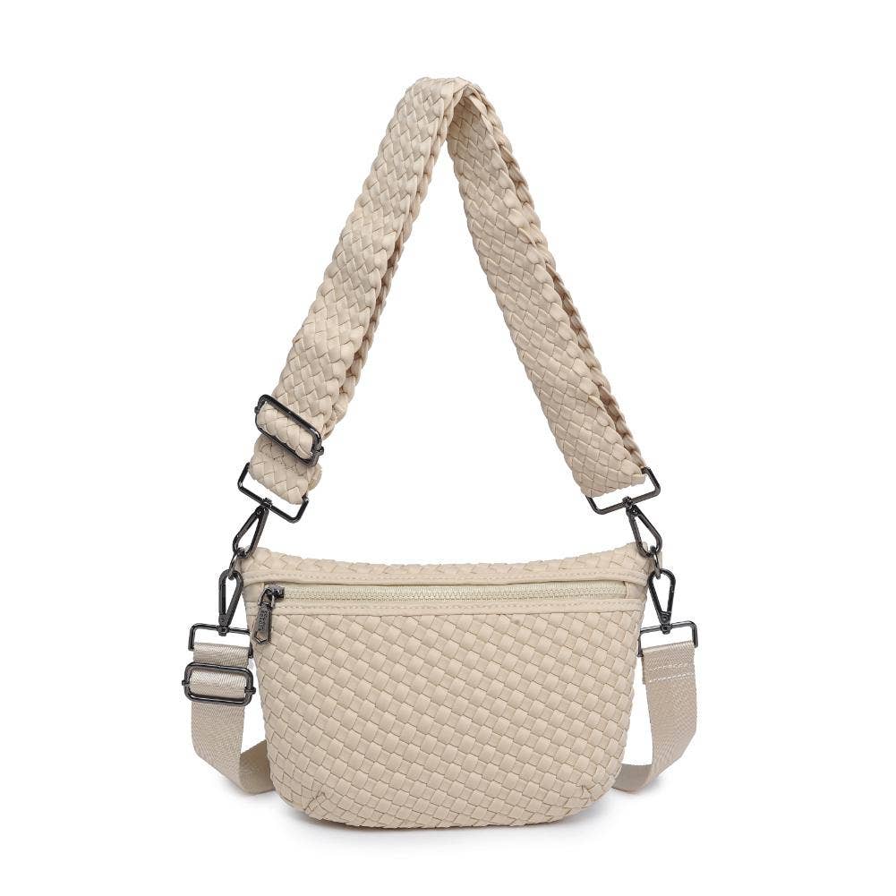 Ethereal - Woven Neoprene Crossbody: Black