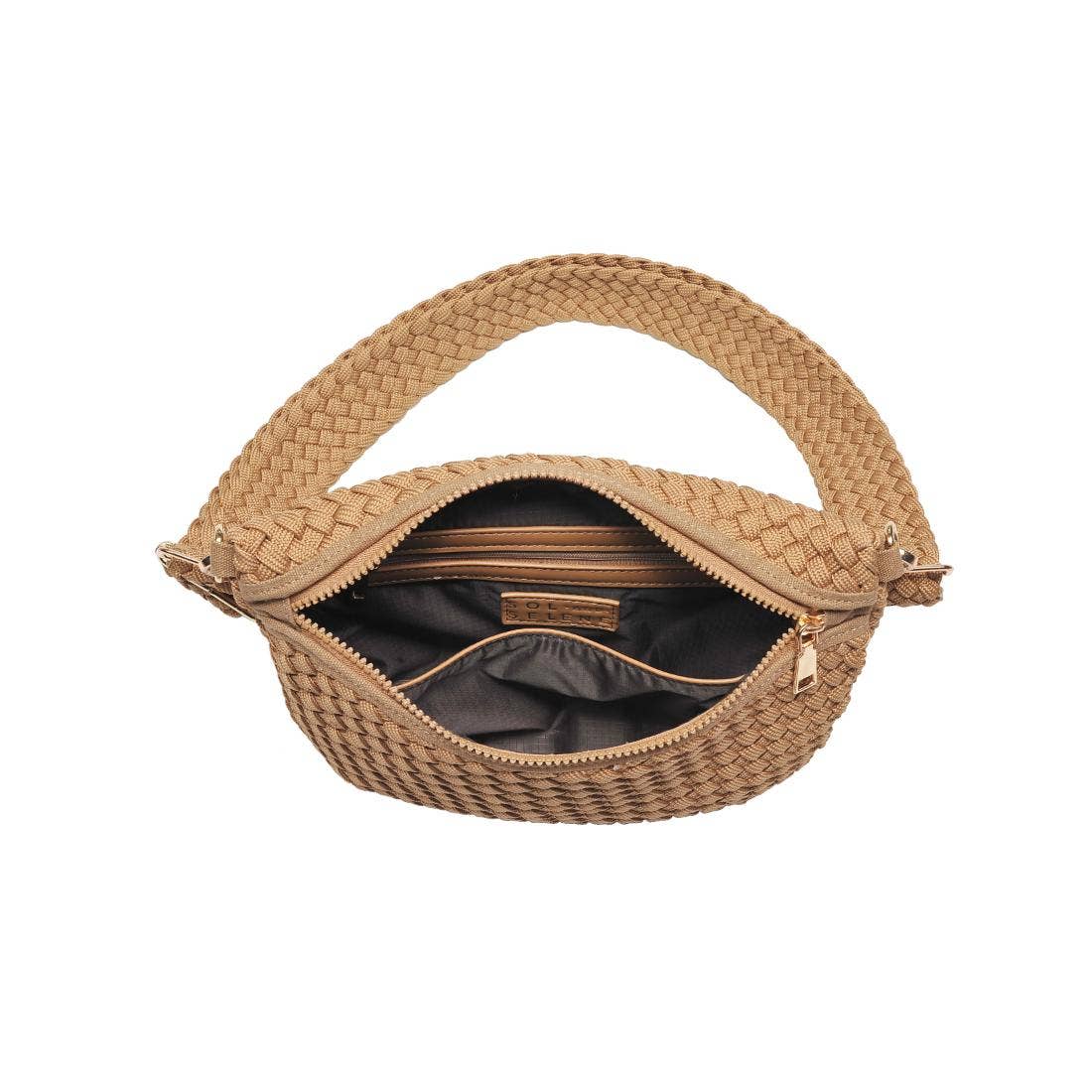 Ethereal   Woven Sustainable Crossbody: Navy