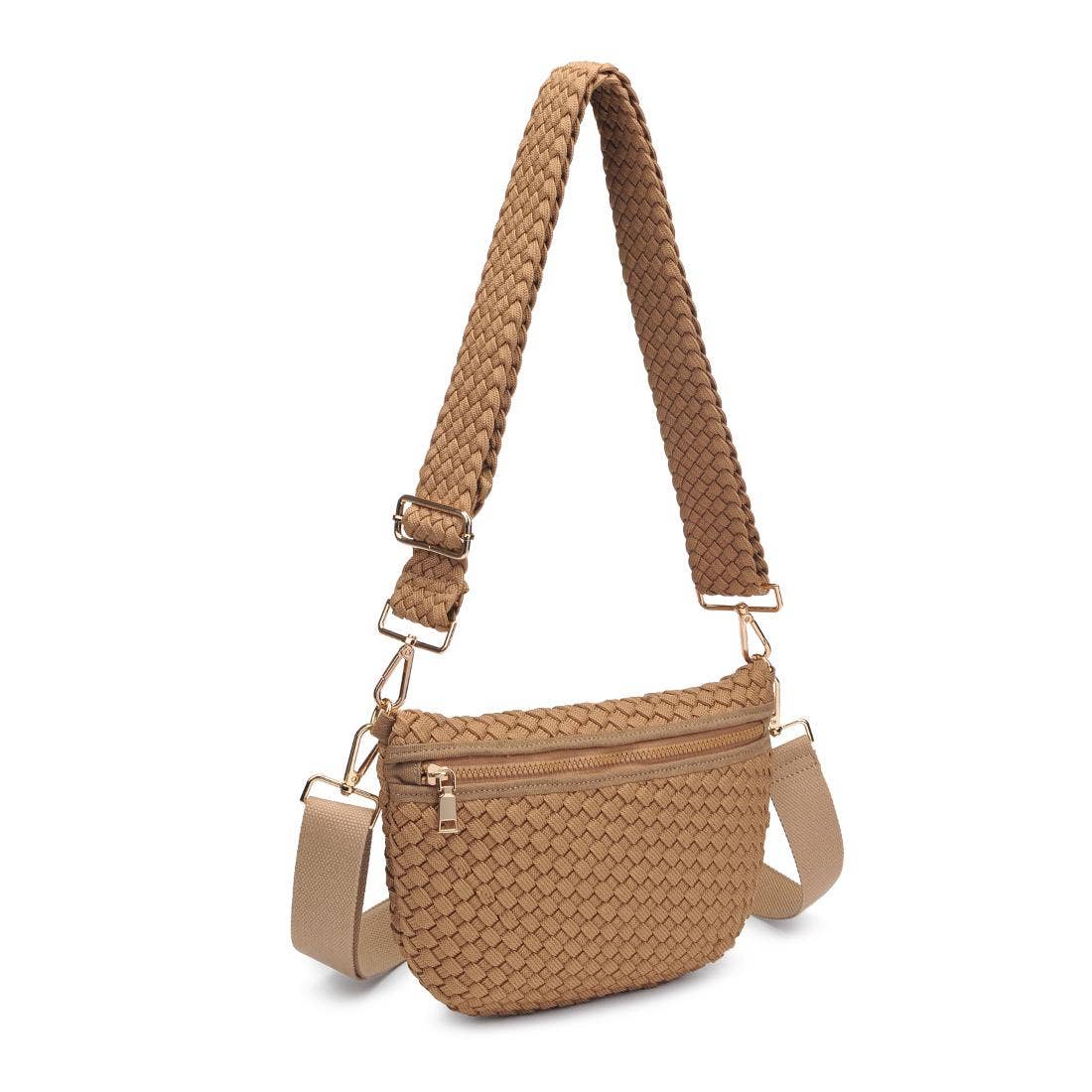 Ethereal   Woven Sustainable Crossbody: Navy