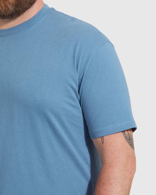 Short Sleeve T-Shirt | Crew Neck | Indigo: L