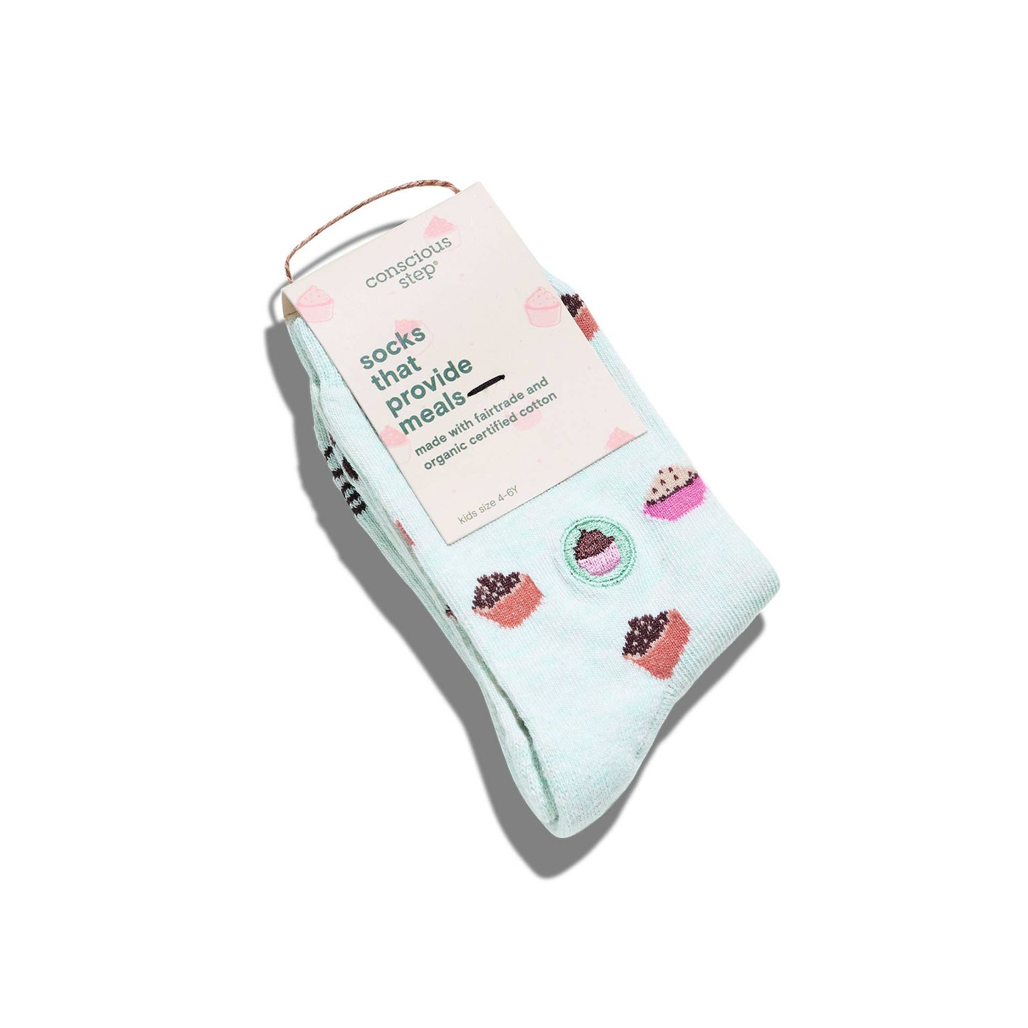 Kids Socks that Provide Meals (Blue Cupcakes): Youth