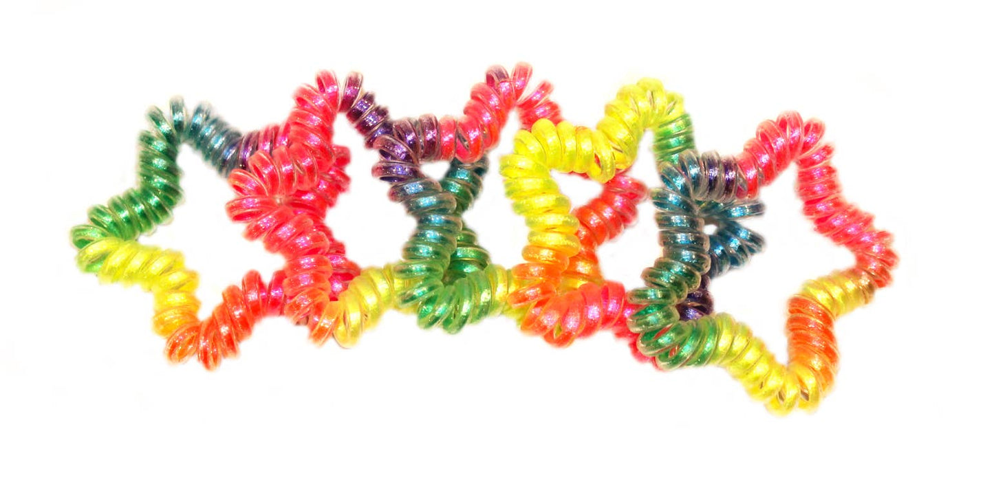 Fun Shape TeleBandz Phone Cord Coil Hair Ties