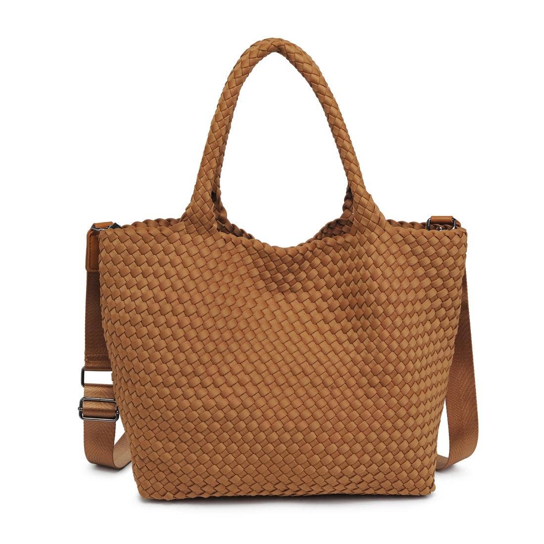 Sky's The Limit Medium Woven Neoprene Tote: Sand