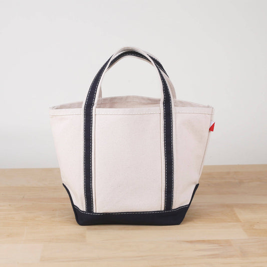 Classic ShoreBags Mini Canvas Tote: Navy