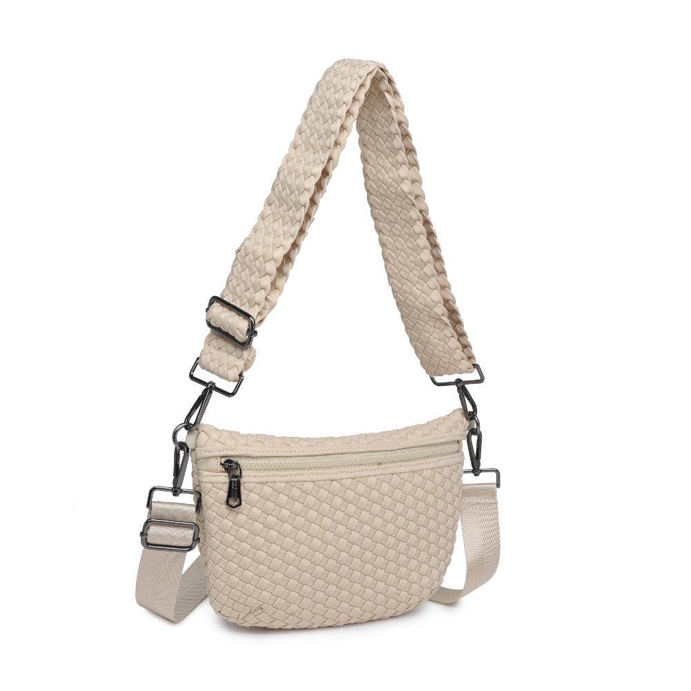 Ethereal - Woven Neoprene Crossbody: Black