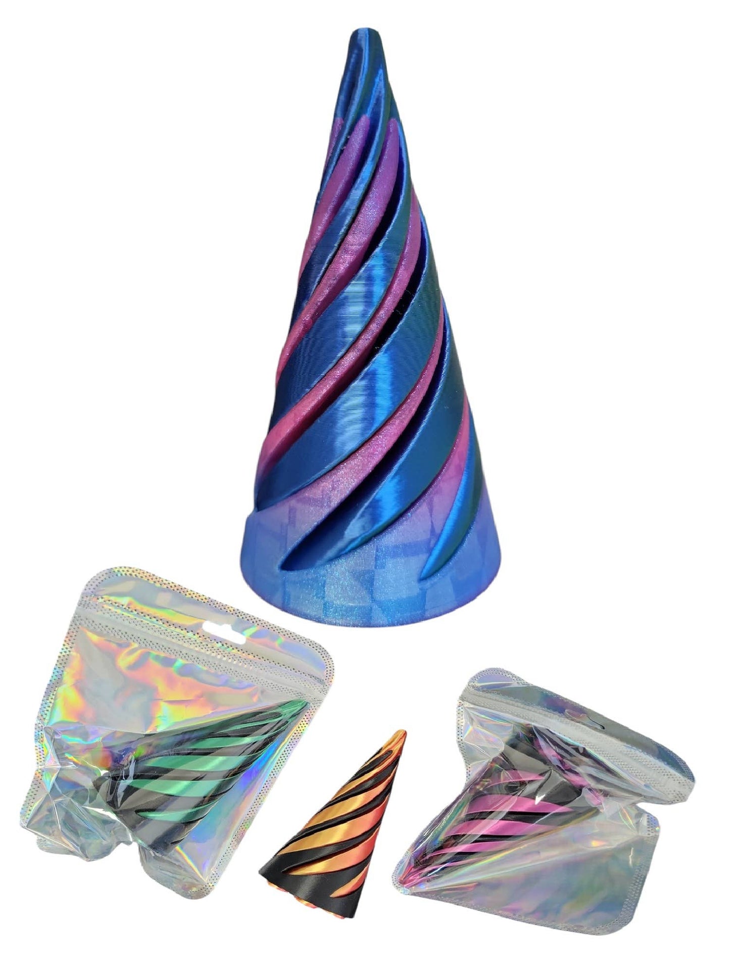 4.5" Jumbo 3D Printed Fidget Cone - Display Box