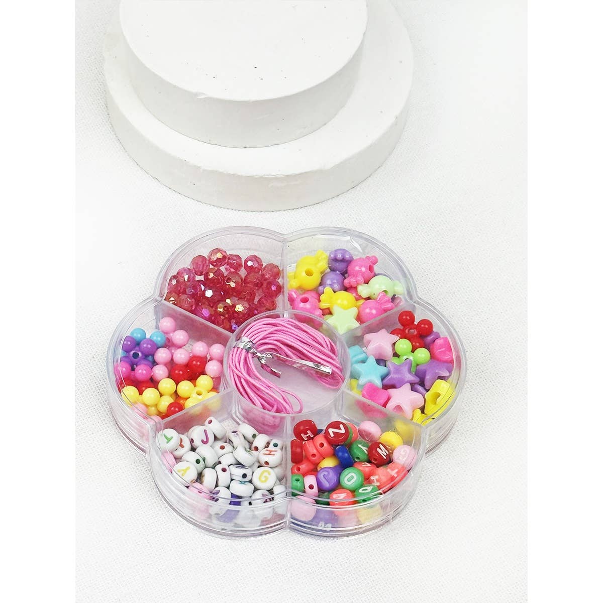 DIY Bracelet Making Beads Set: MIX COLOR / ONE(12)