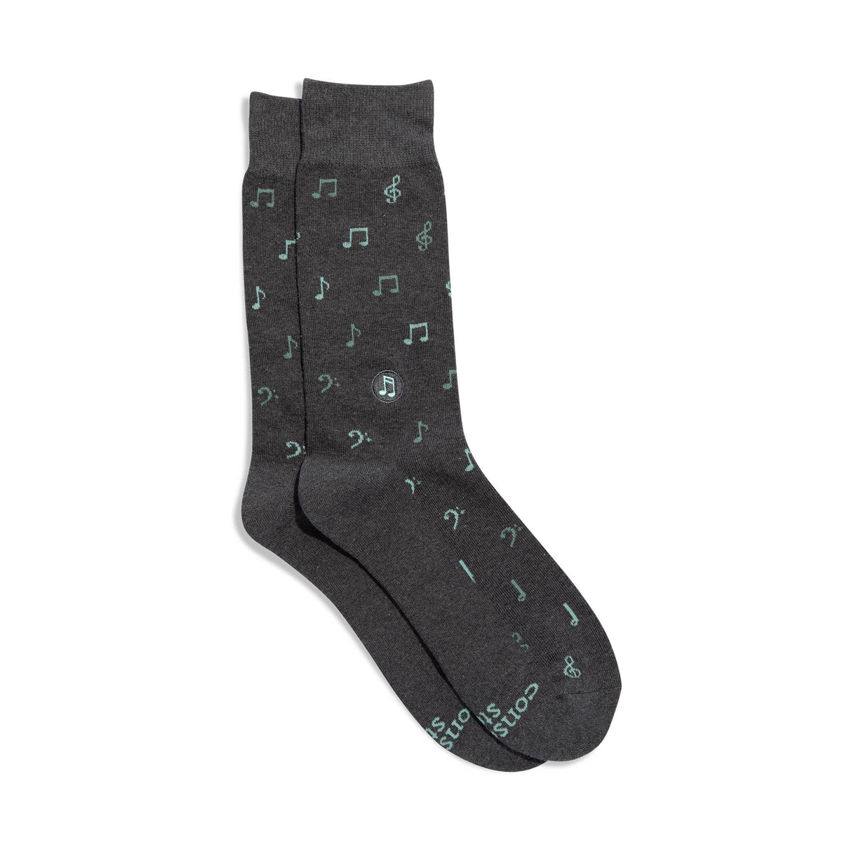 Socks that Support Music | Music Notes - Gifts for Musicians: Large
