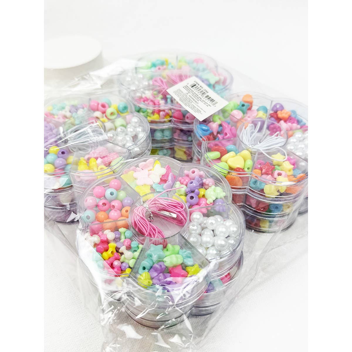 DIY Bracelet Making Pearl Color Mix Beads Set: MIX COLOR / ONE(12)
