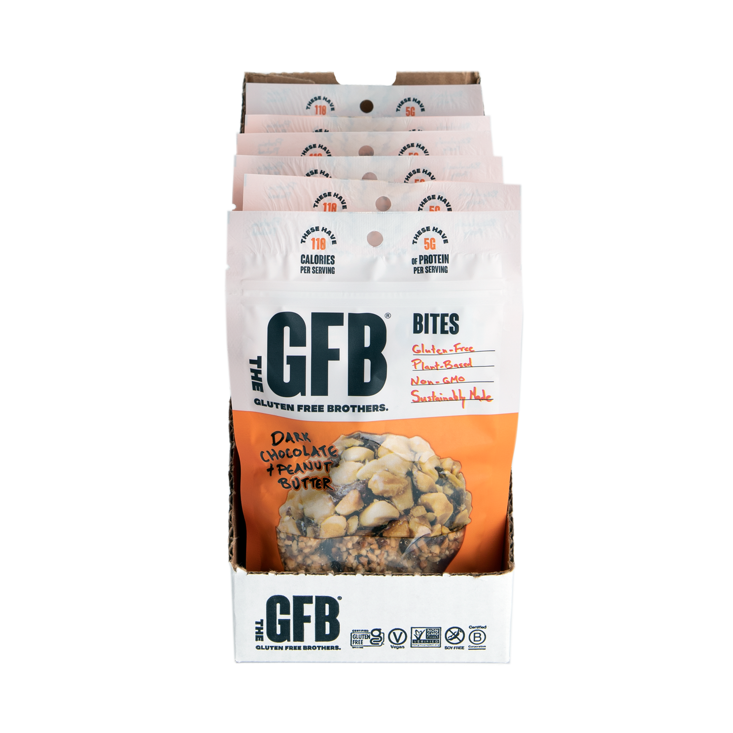 The GFB: Dark Chocolate Peanut Butter Protein Bites