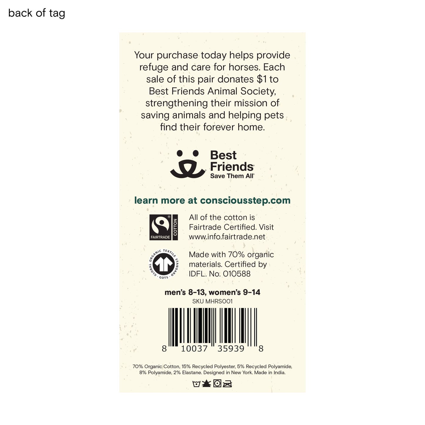 Socks that Save Horses: Small