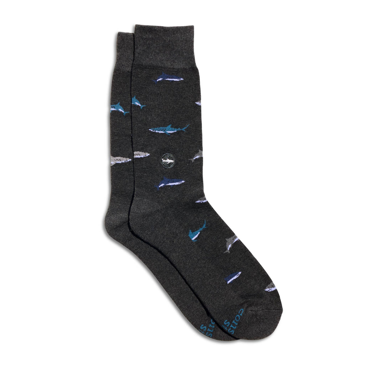 Socks that Protect Sharks | Gray Sharks - Ocean Gifts: Small
