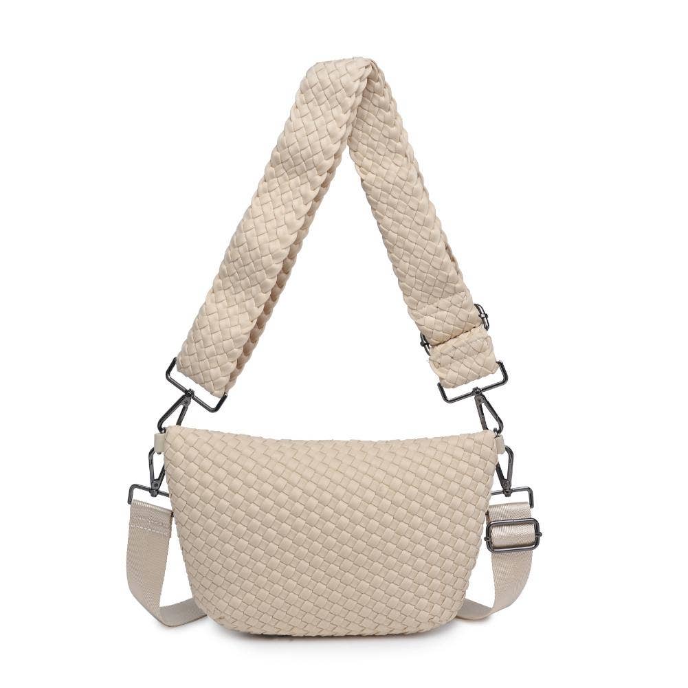 Ethereal - Woven Neoprene Crossbody: Black