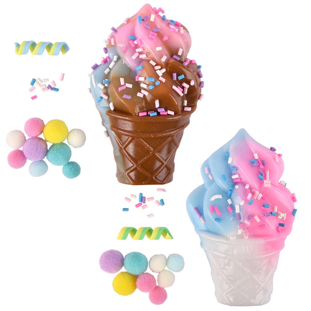 3.75" Pick N Pull Fidget Ice Cream Cone - LLB Toys