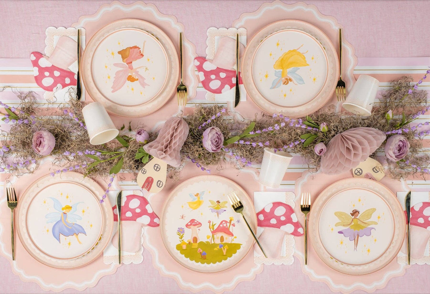 FAI25-DNP2-Fairy Garden Dinner Plates