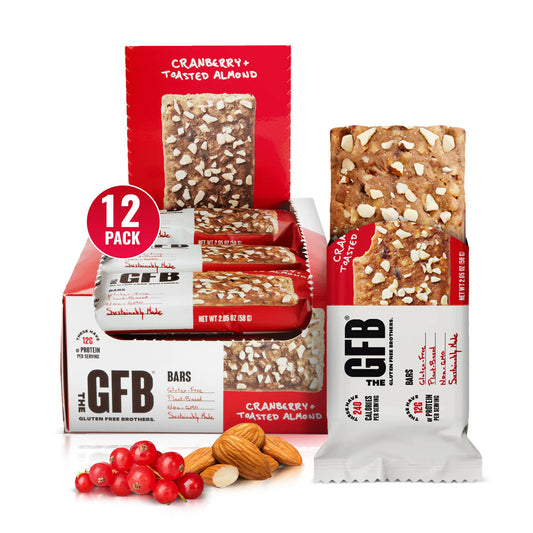 The GFB: Cranberry Toasted Almond Protein Snack Bar