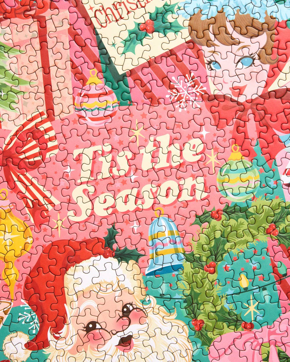 Pinkmas Jigsaw Puzzle - 1000 pc - Christmas game
