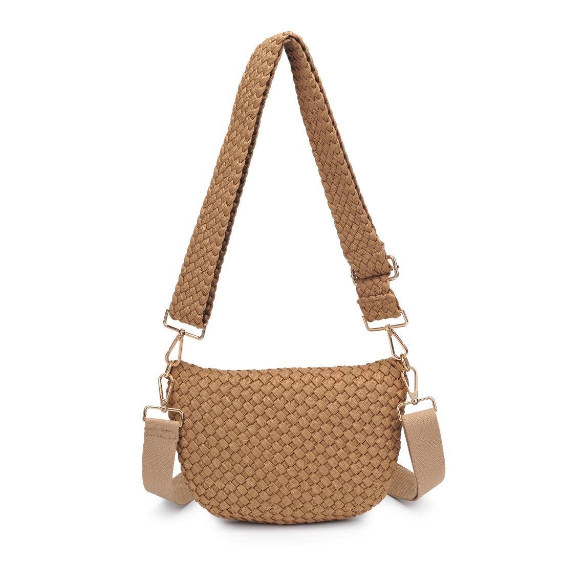 Ethereal   Woven Sustainable Crossbody: Navy