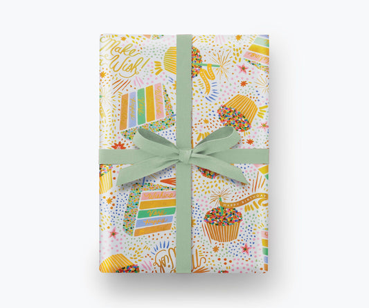 Birthday Cake Wrapping Paper