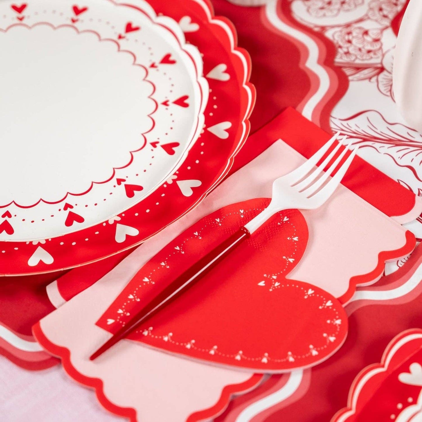 From the Heart Shaped Napkins