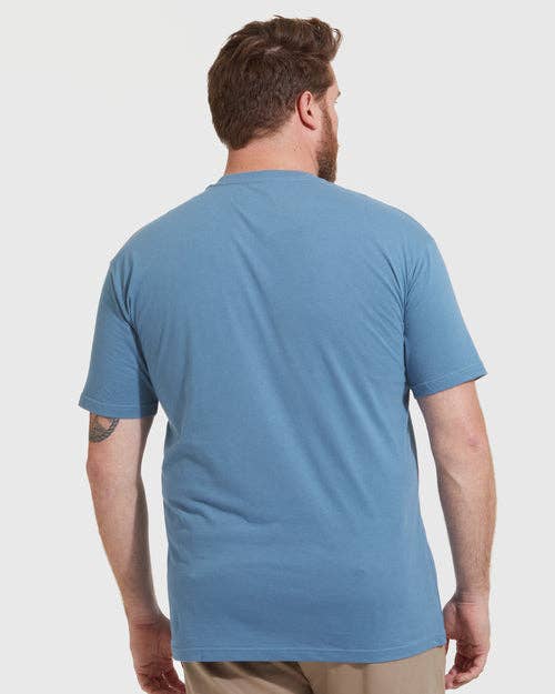 Short Sleeve T-Shirt | Crew Neck | Indigo: L