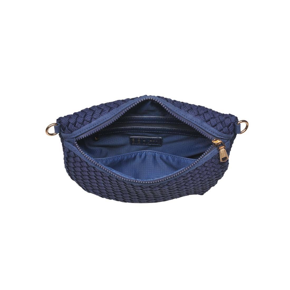 Ethereal   Woven Sustainable Crossbody: Navy
