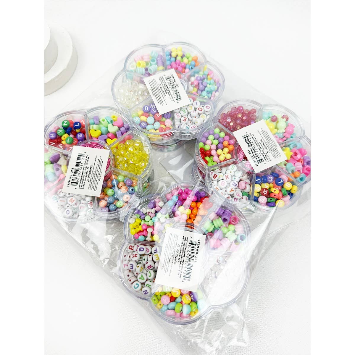 DIY Bracelet Making Beads Set: MIX COLOR / ONE(12)