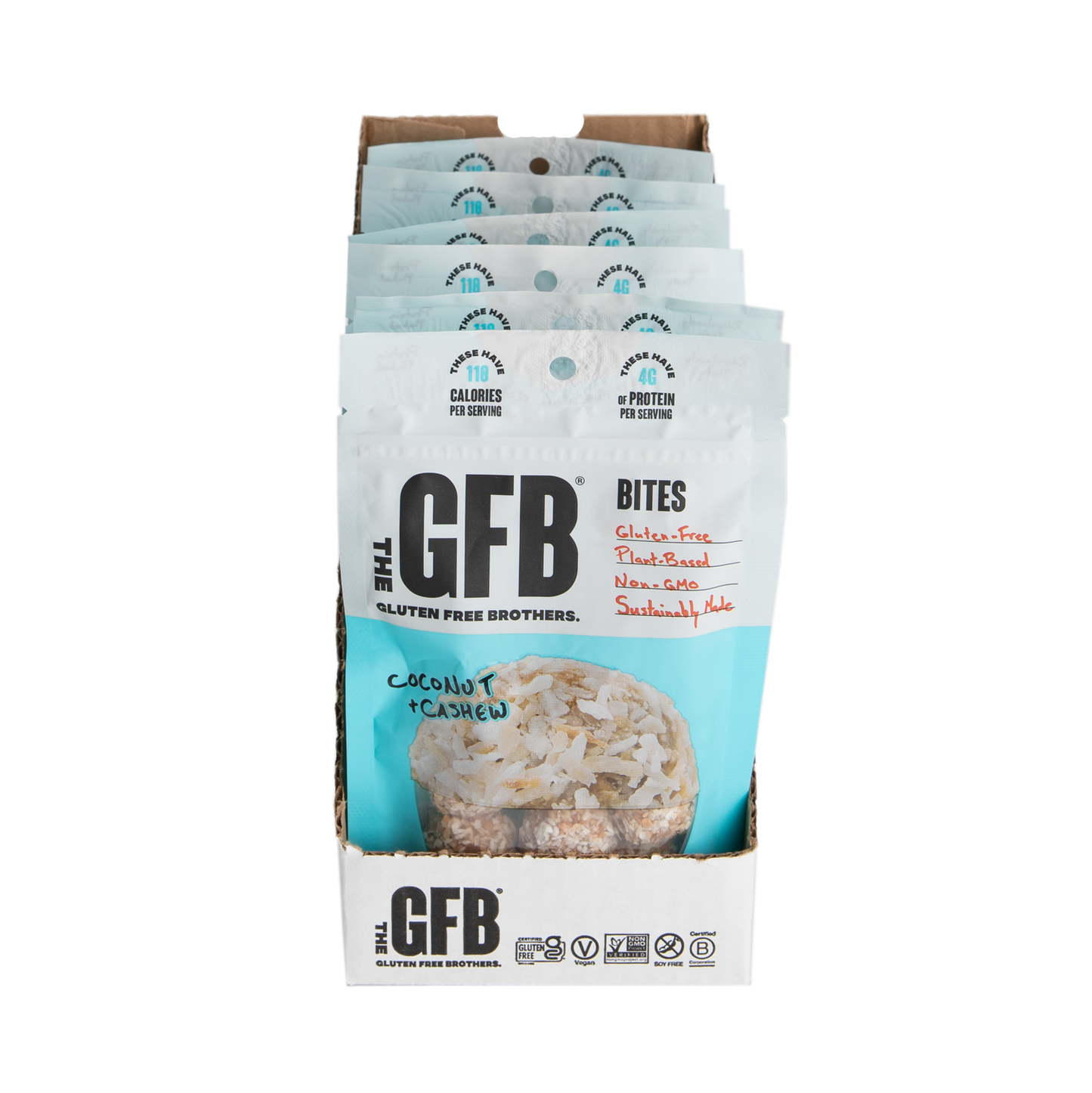 The GFB: Coconut Cashew Gluten Free Protein Bites