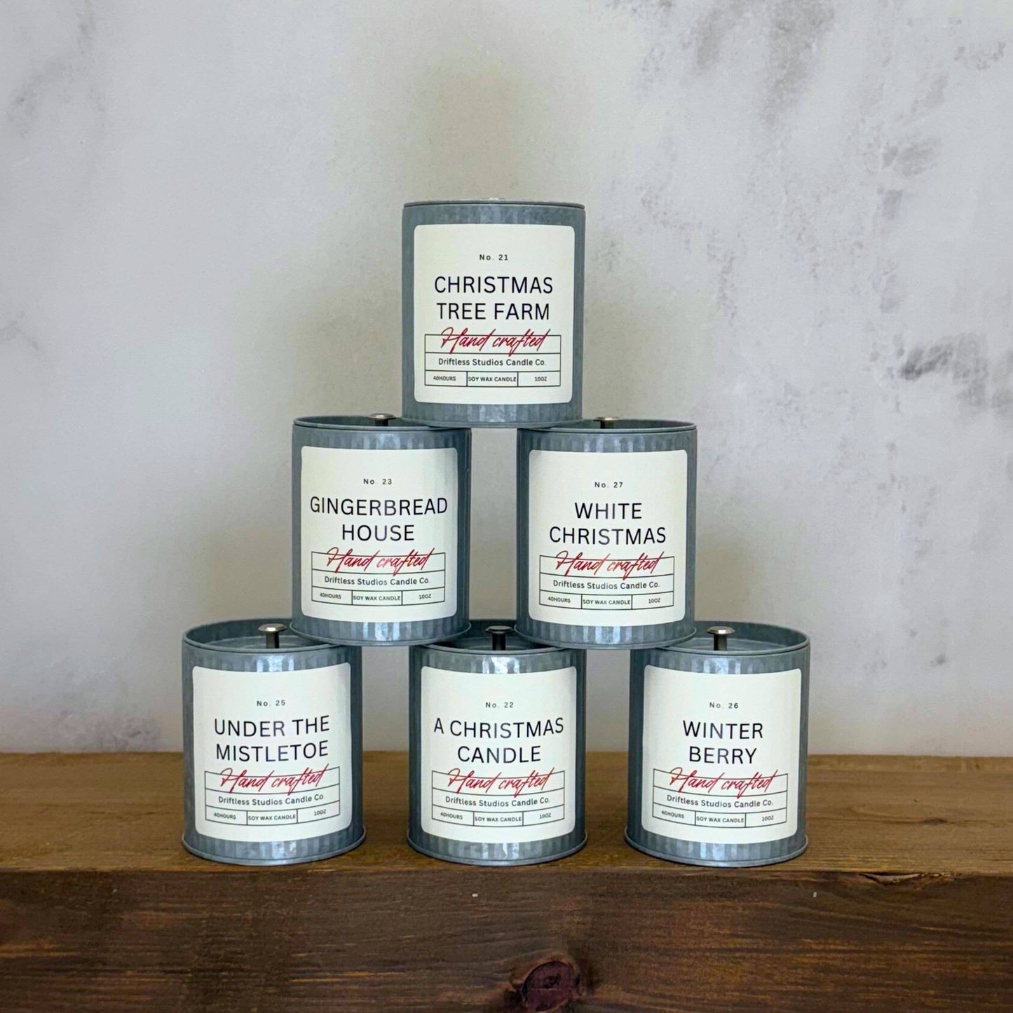 Christmas Tree Farm Scented Farmhouse Candles Holiday Decor