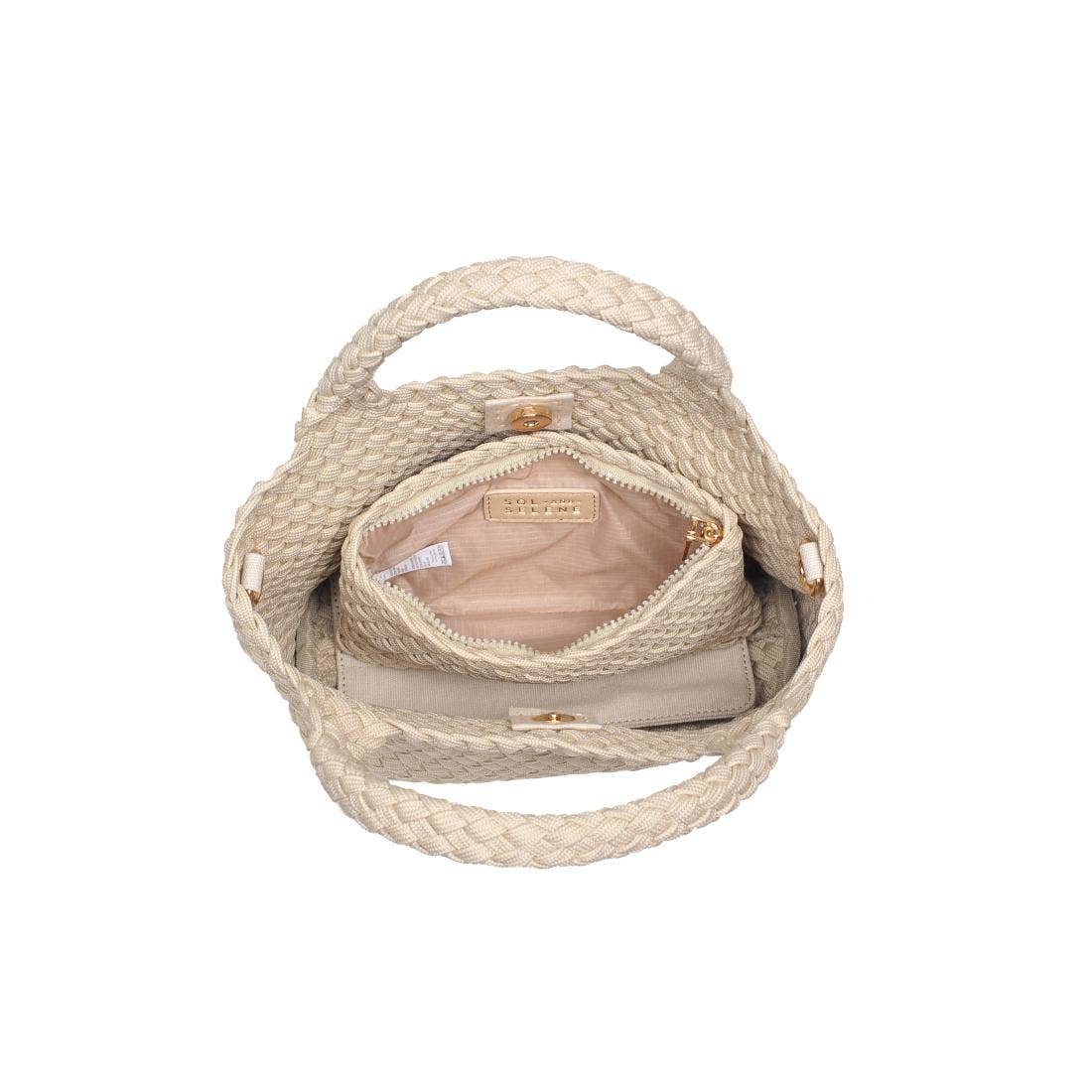 Sky's The Limit Small Sustainable Crossbody: Beige