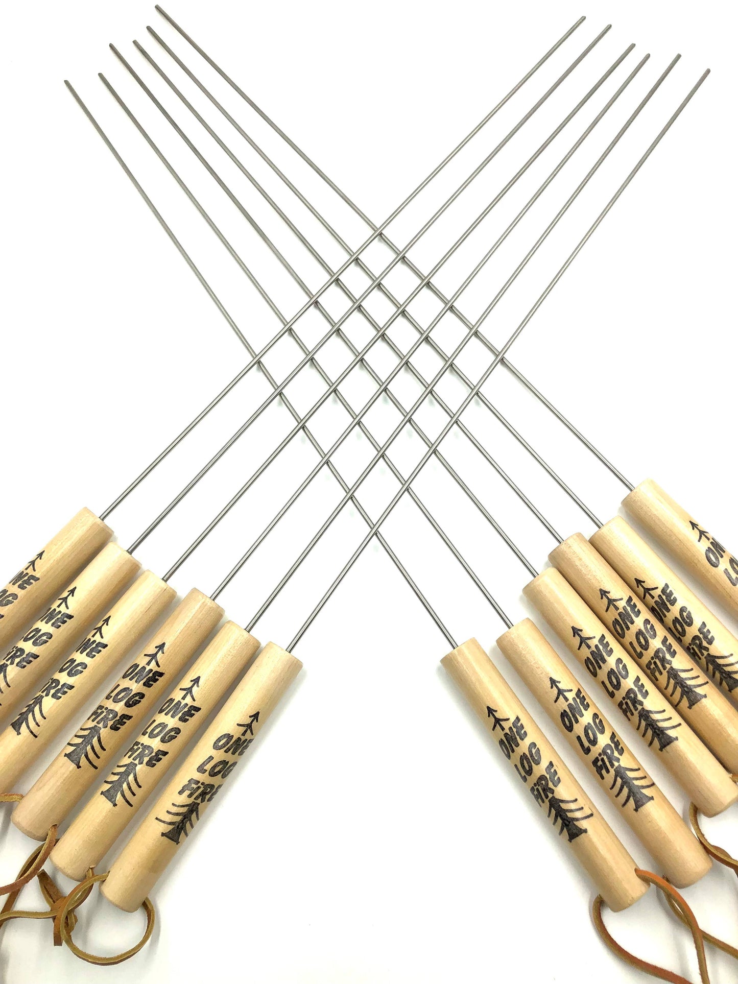 12-Pack Handcrafted Roasting Sticks By OneLogFire